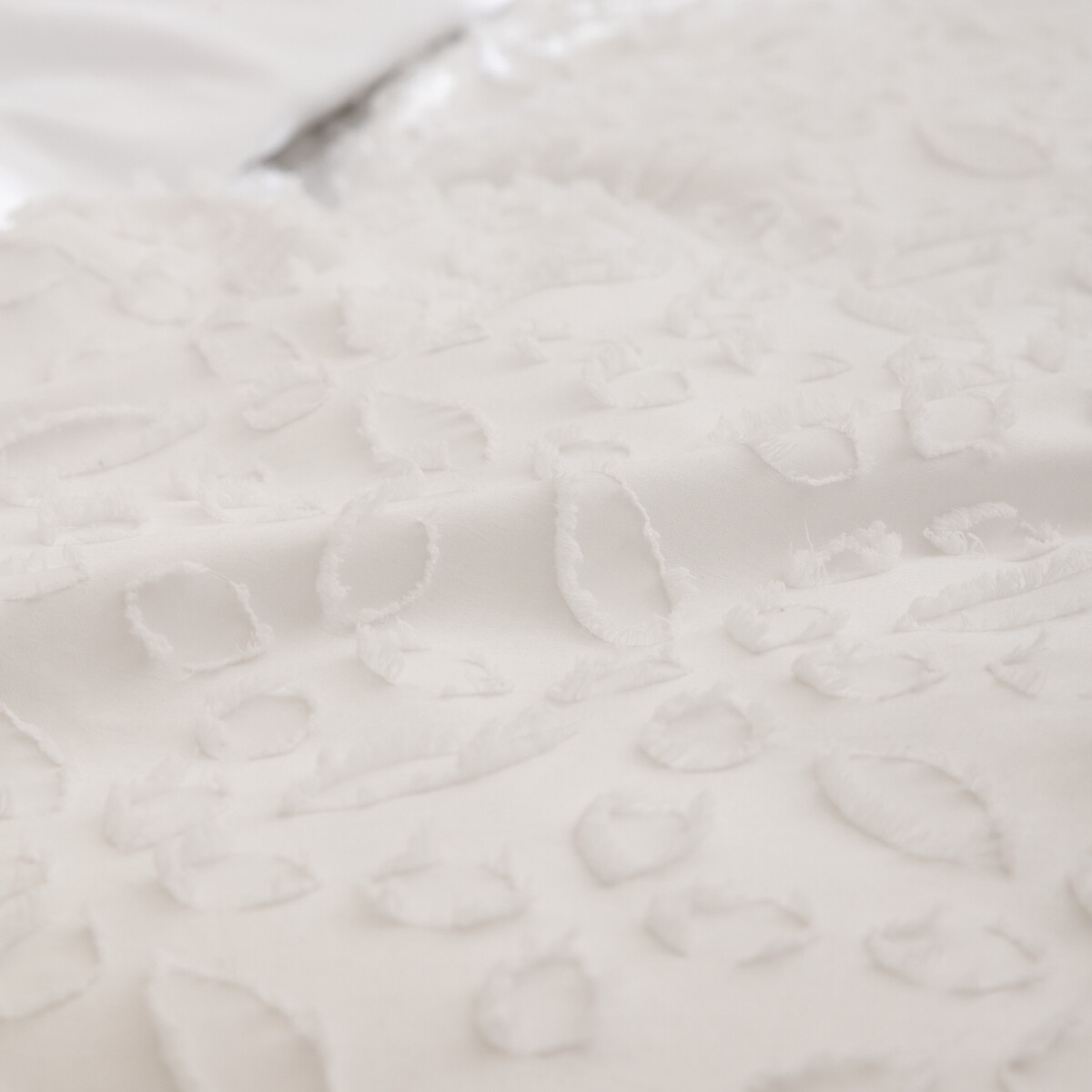 Capa de edred&atilde;o e 2 capas de almofada branco SWAN 220x240cm