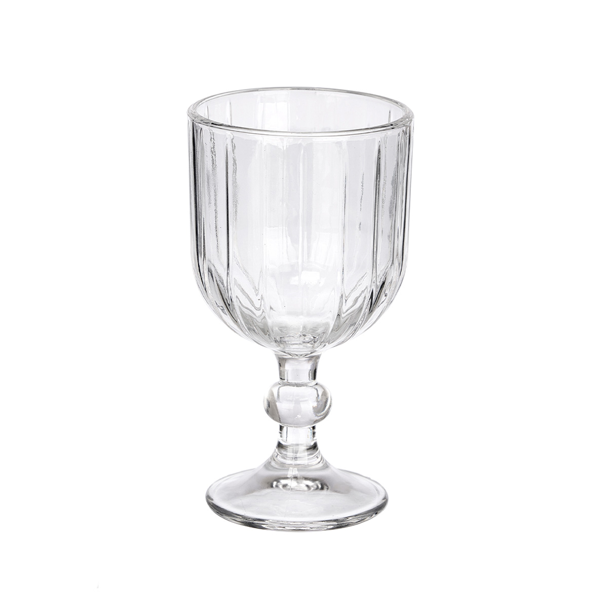 Copo de vinho riscas em vidro 380ml