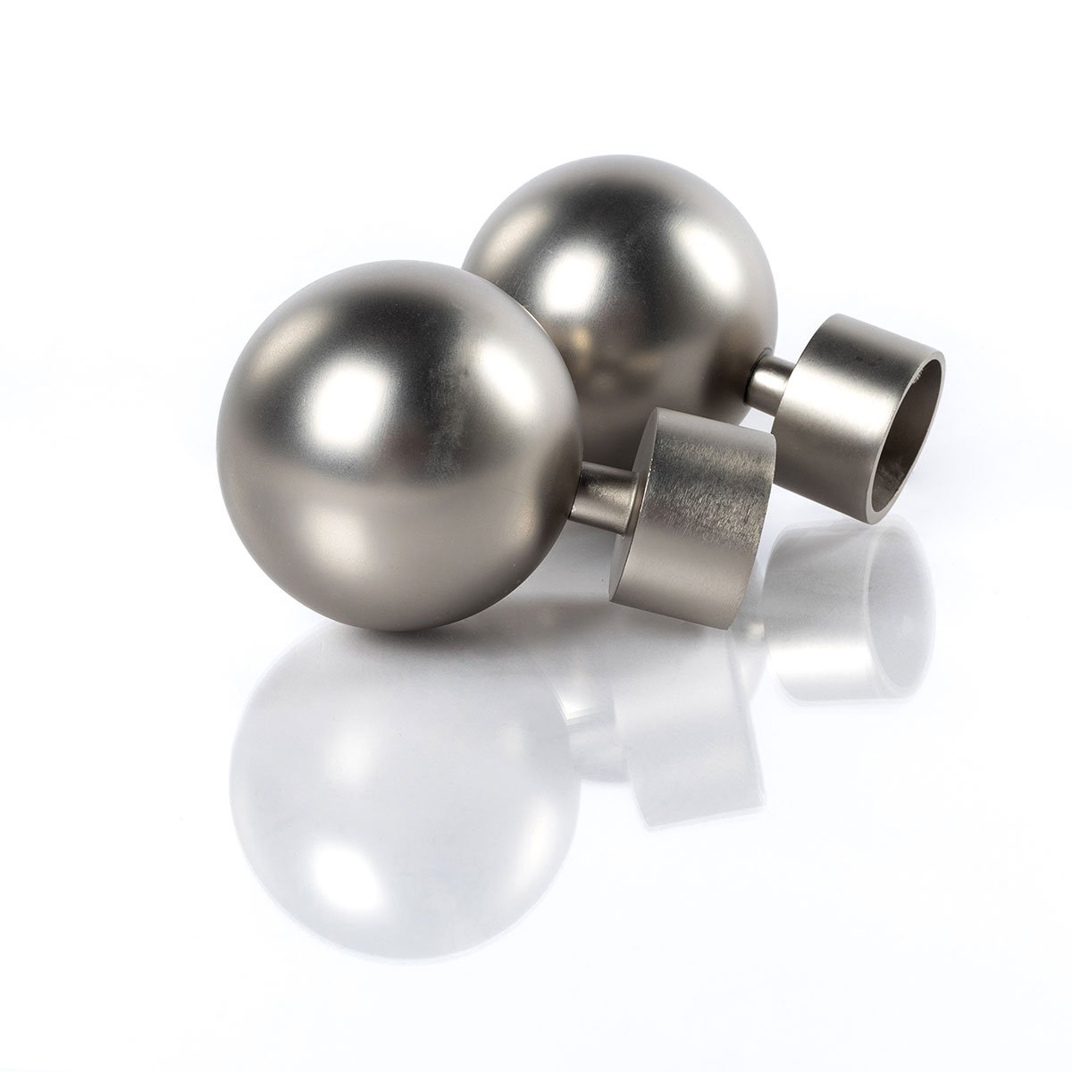 Conjunto de 2 terminais GAIA prateado 28cm