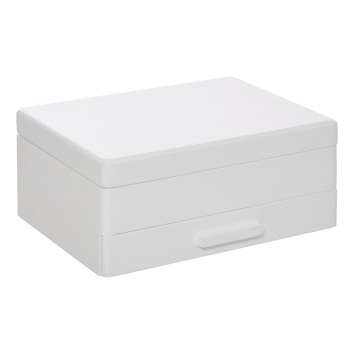Caixa de bijuteria branco 21cm