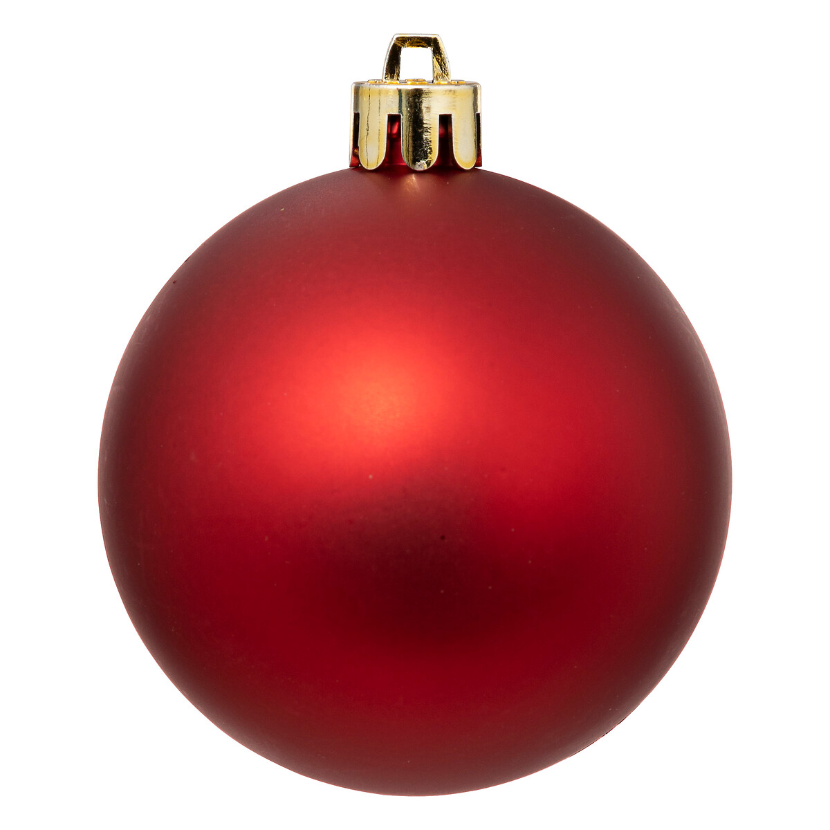 Conjunto de 18 peças decorativas vermelho e dourado