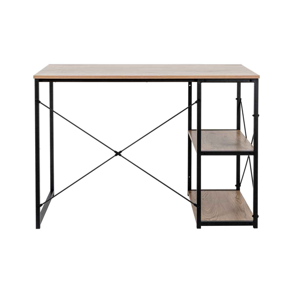 Secretária com 2 prateleiras