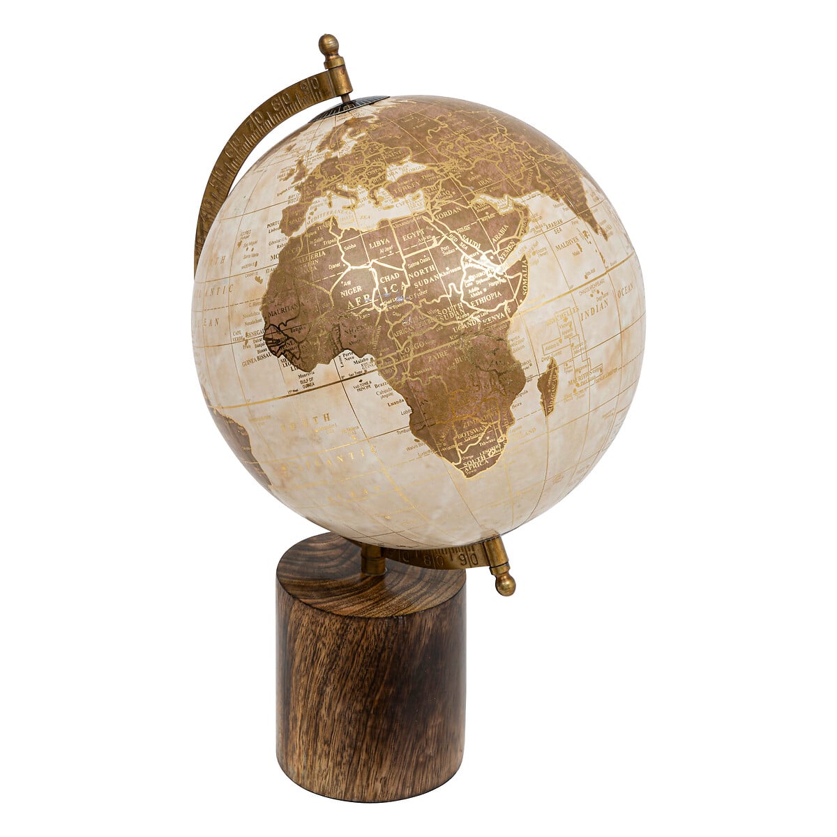 Globo decorativo PAN em madeira mango 35cm