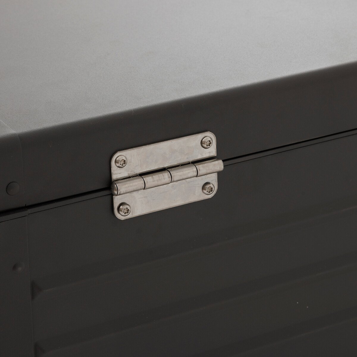 Baú arrumação EDENIO aço cinzento