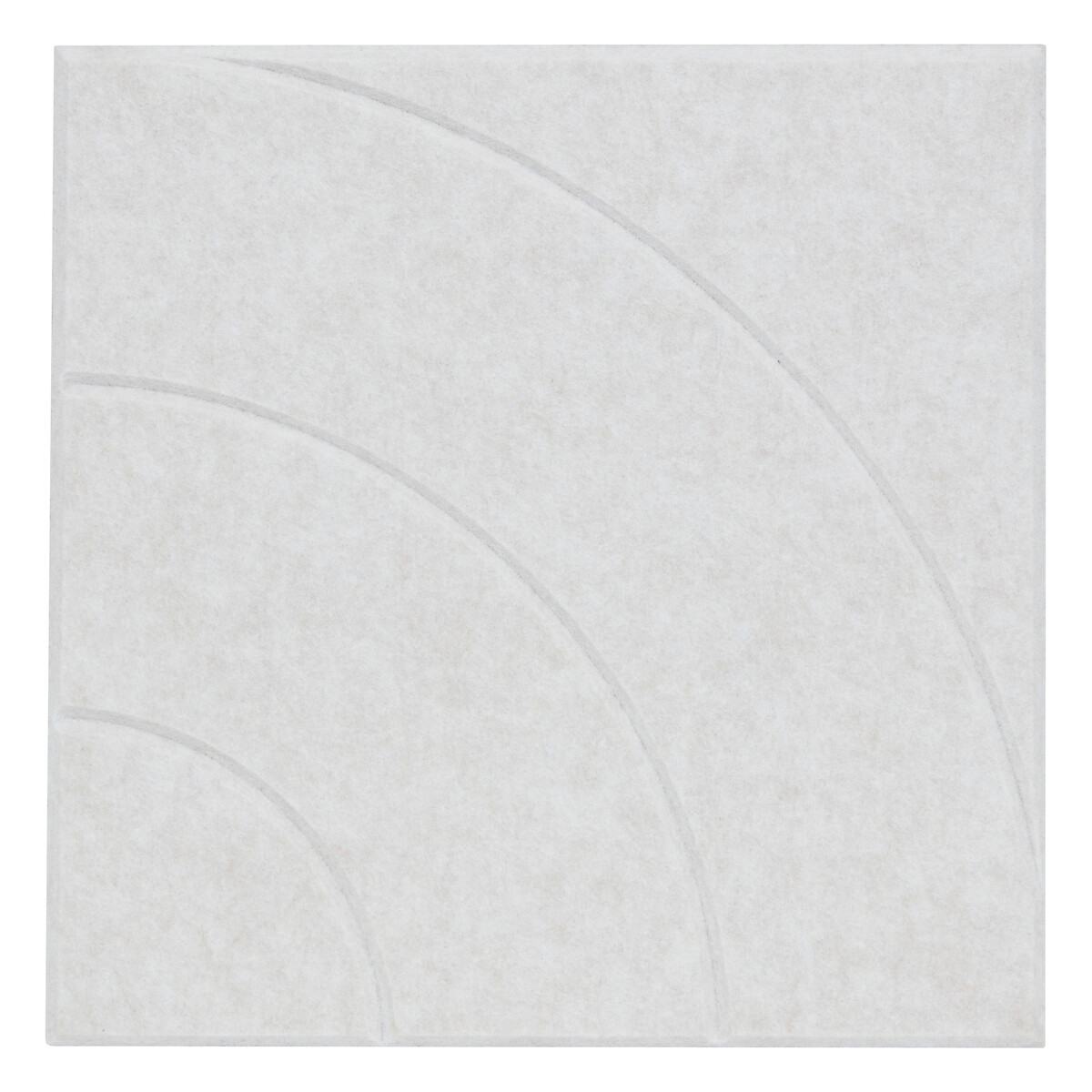 Conjunto de 4 pain&eacute;is decorativos ARCH cinza 30x30cm