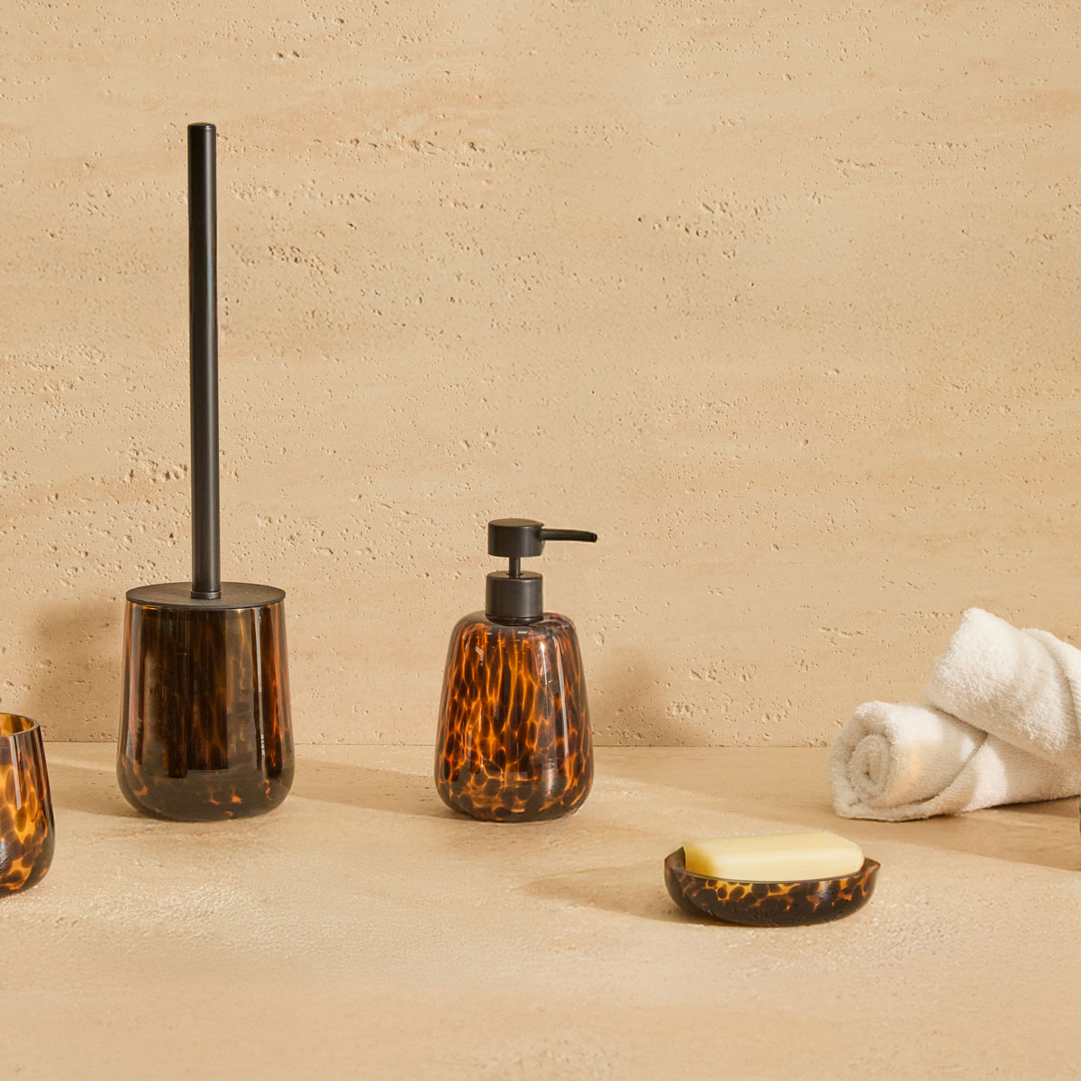 Escova wc DOTTY castanha