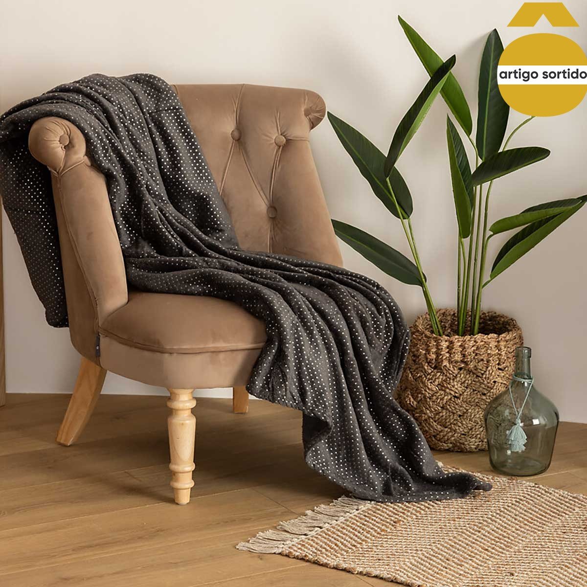 Manta strass 125x150cm