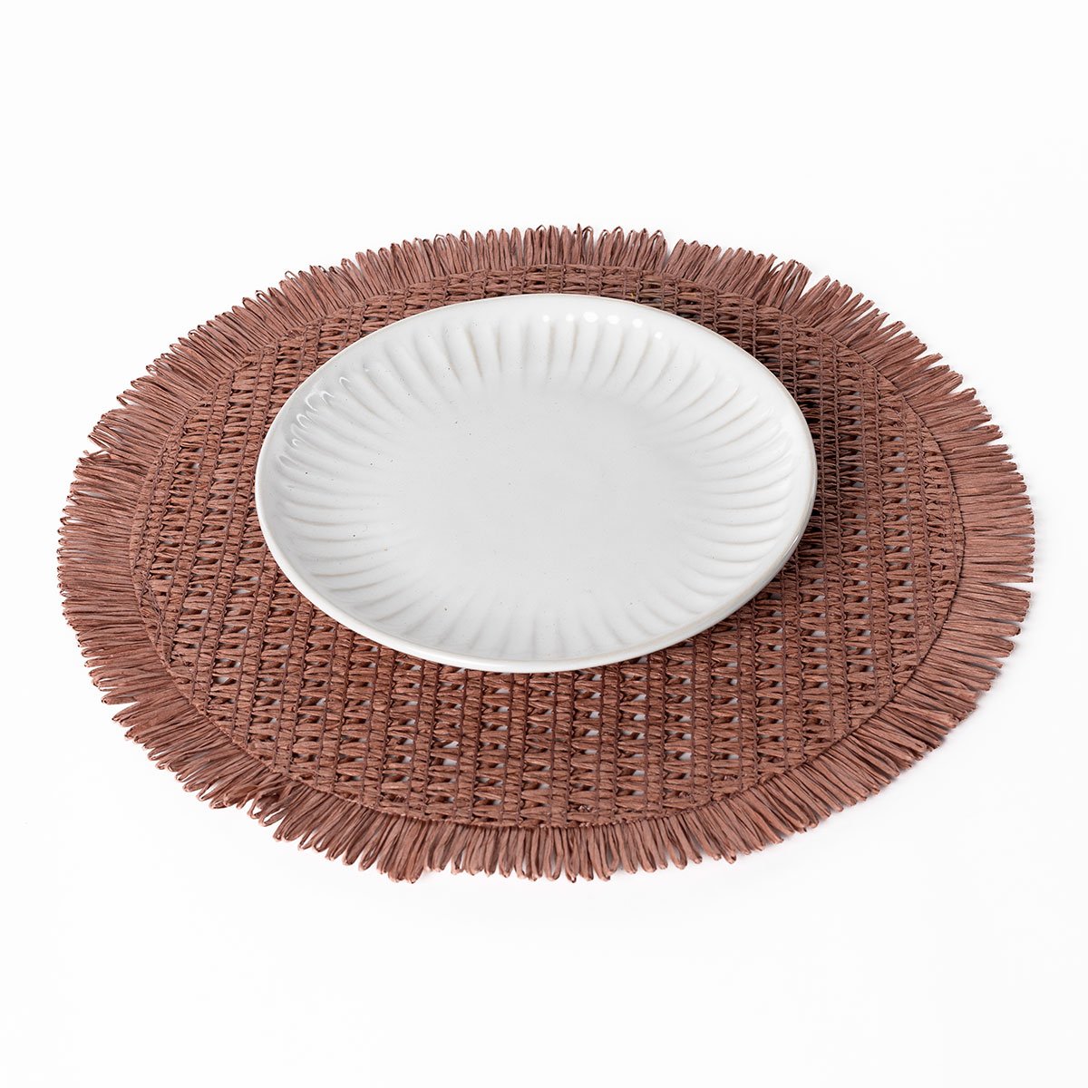 Individual de mesa ORBE vermelho 38cm