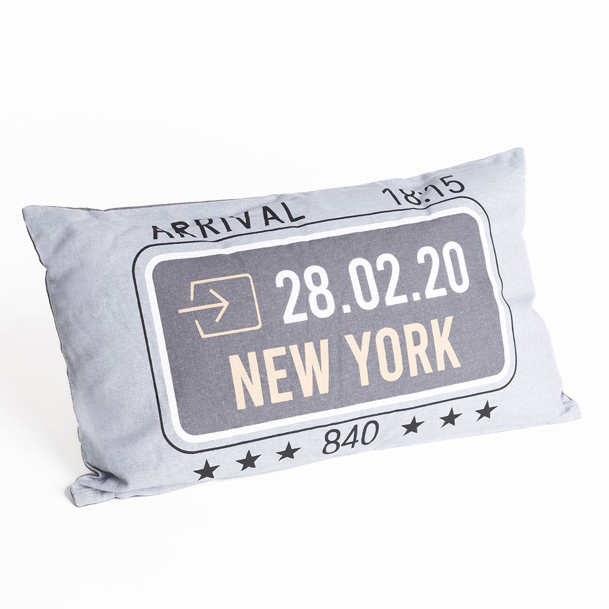 Almofada decorativa cinza claro 30x50cm