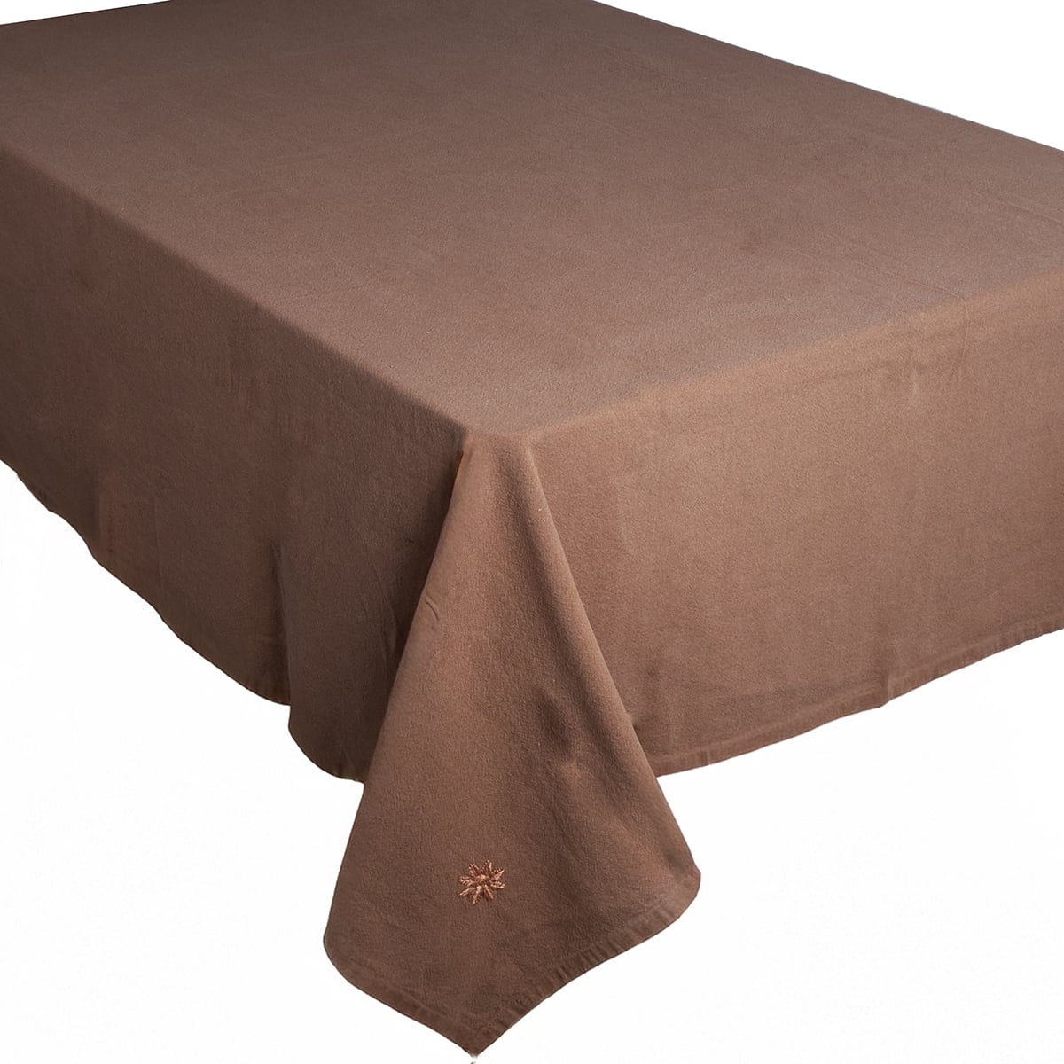 Toalha de mesa BLOSSOM castanha 150x250cm