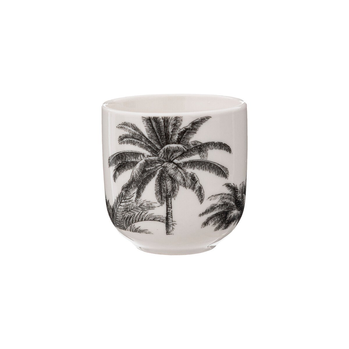 Copo de caf&eacute; bot&acirc;nica em cer&acirc;mica 10cl