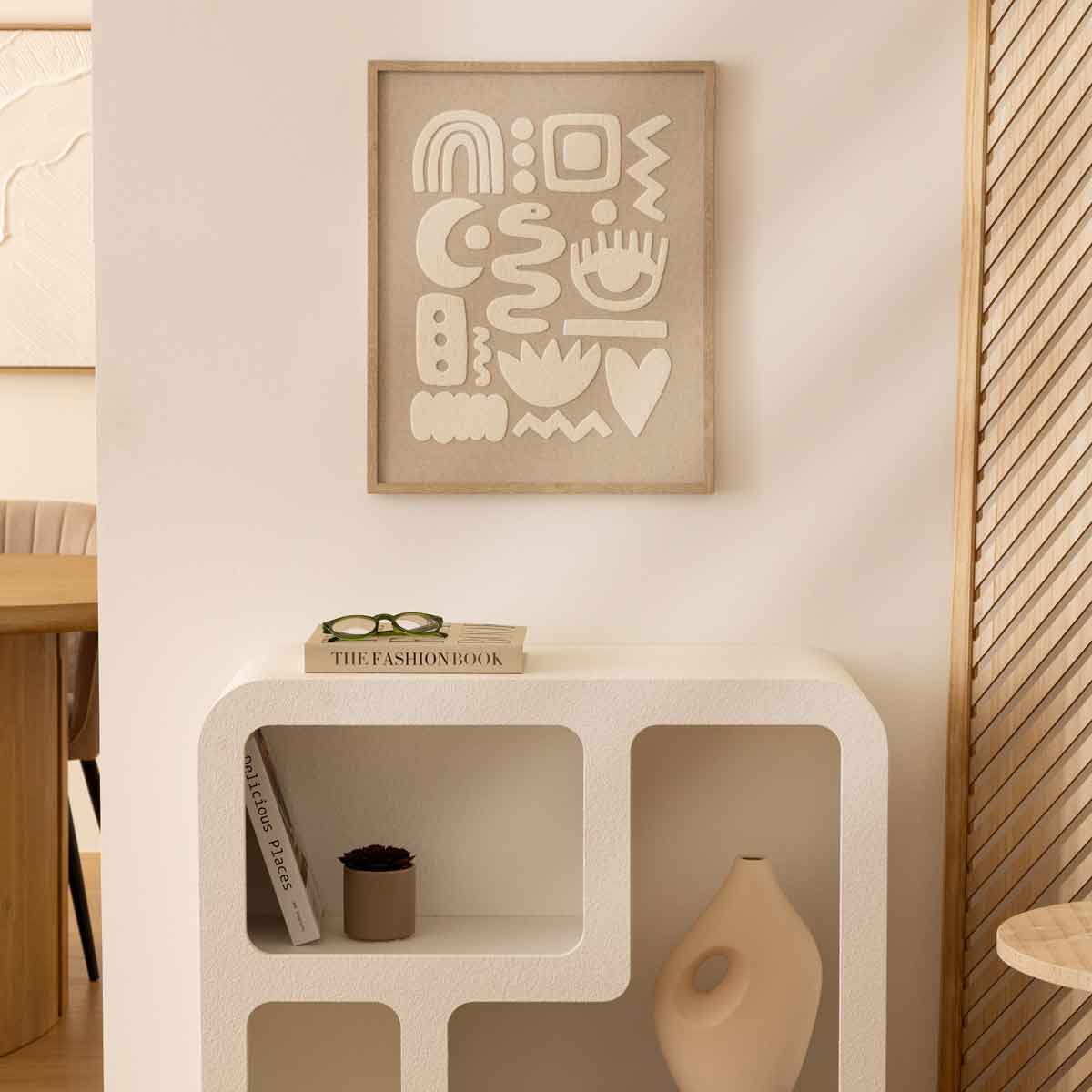 Quadro decorativo PETRA com relevo