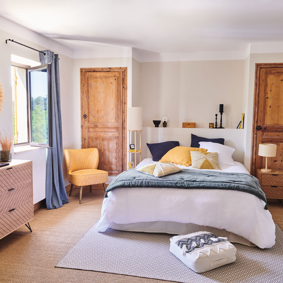 Capa de edred&atilde;o e 2 capas de almofada gaze branco 220x240cm