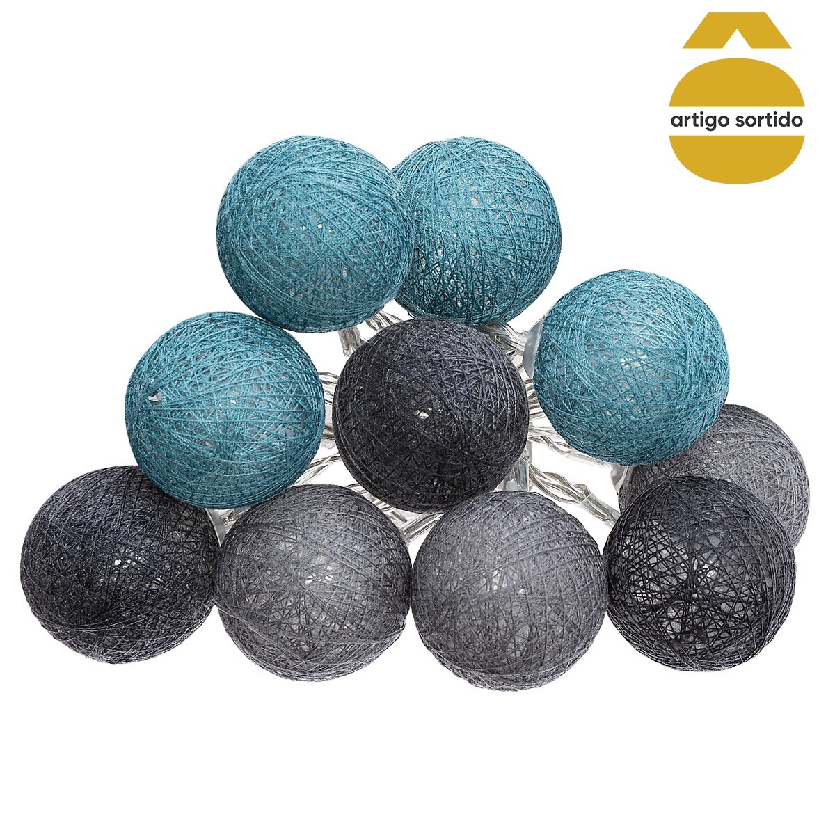 Conjunto de 10 bolas led