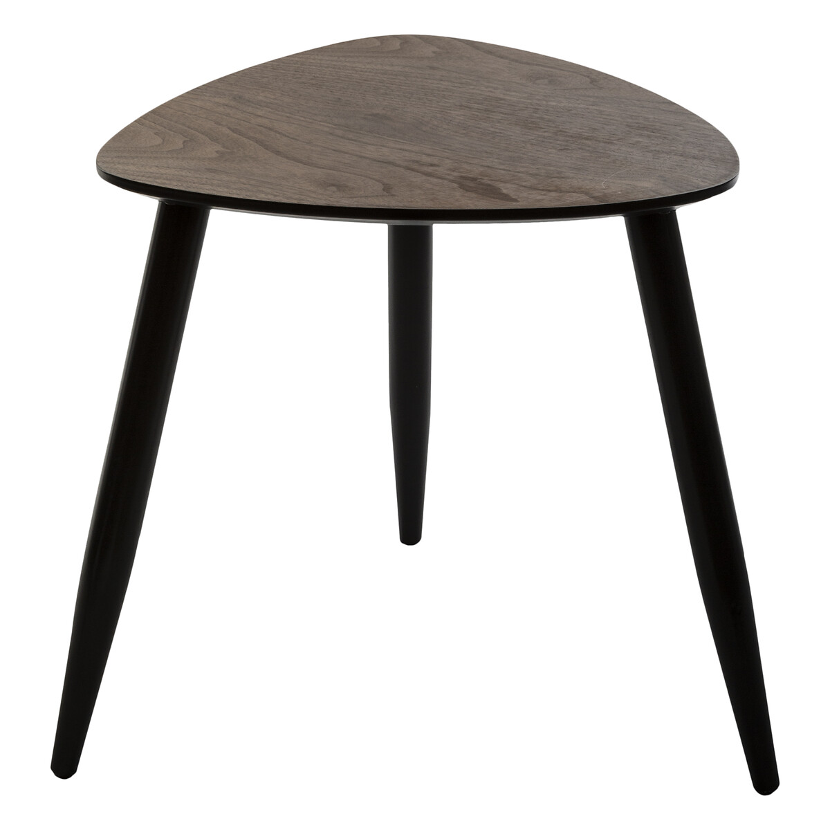 Conjunto de 2 mesas de apoio MILEO castanho escuro