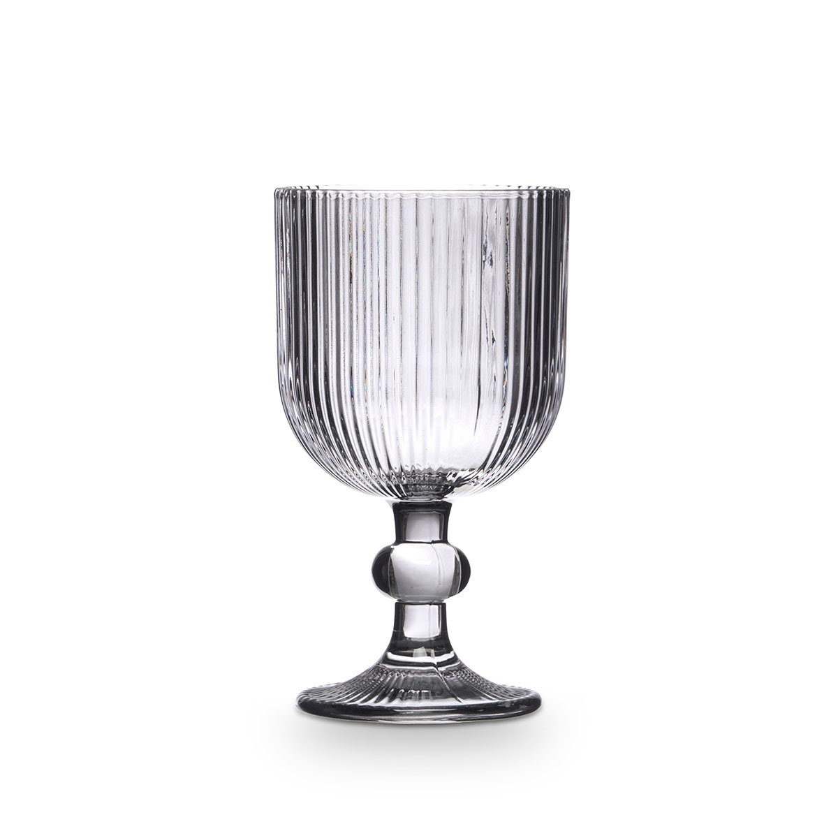 Copo de vinho RISCAS cinza com pé 26cl