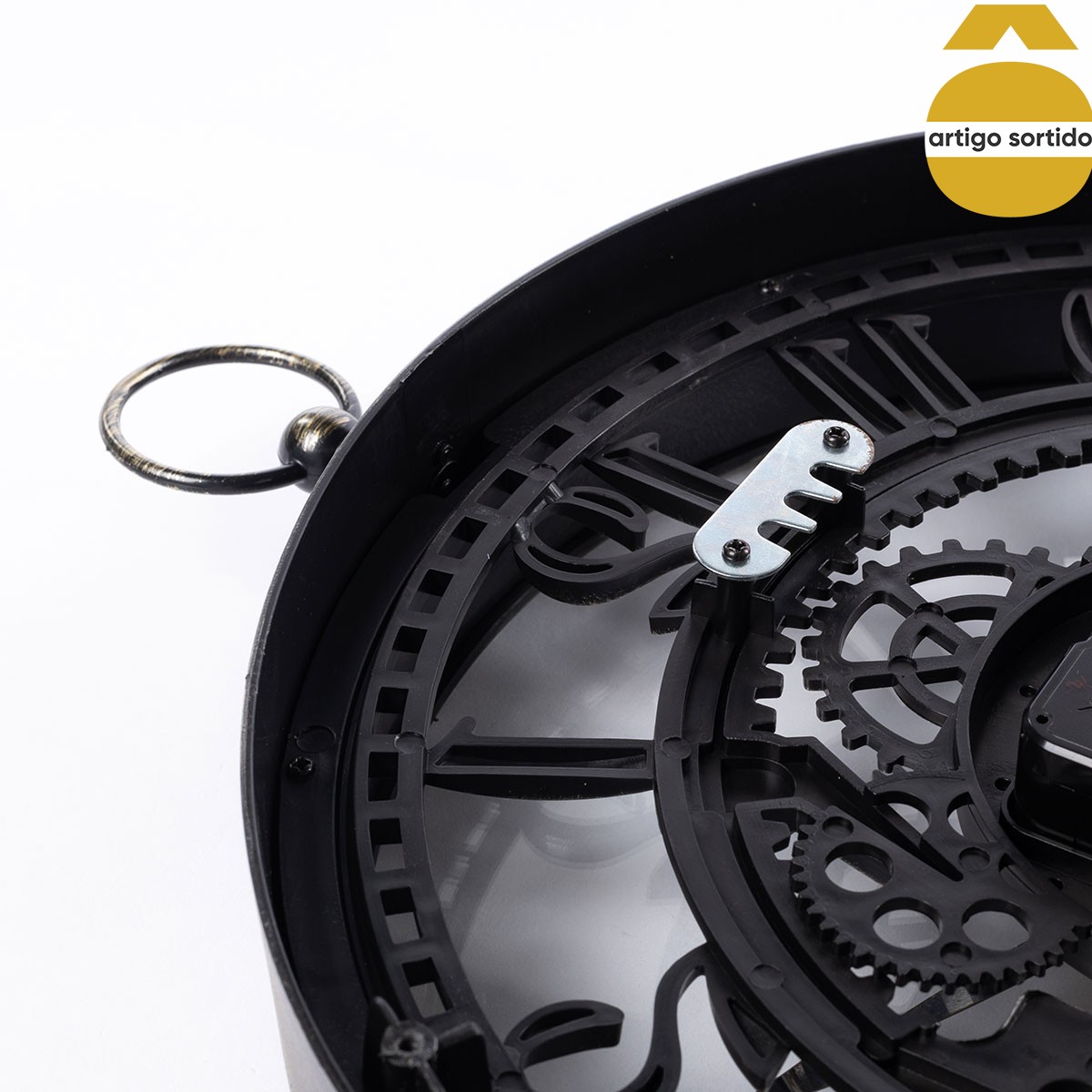 Relógio de parede meca 27cm,  Relógio de parede meca 27cm