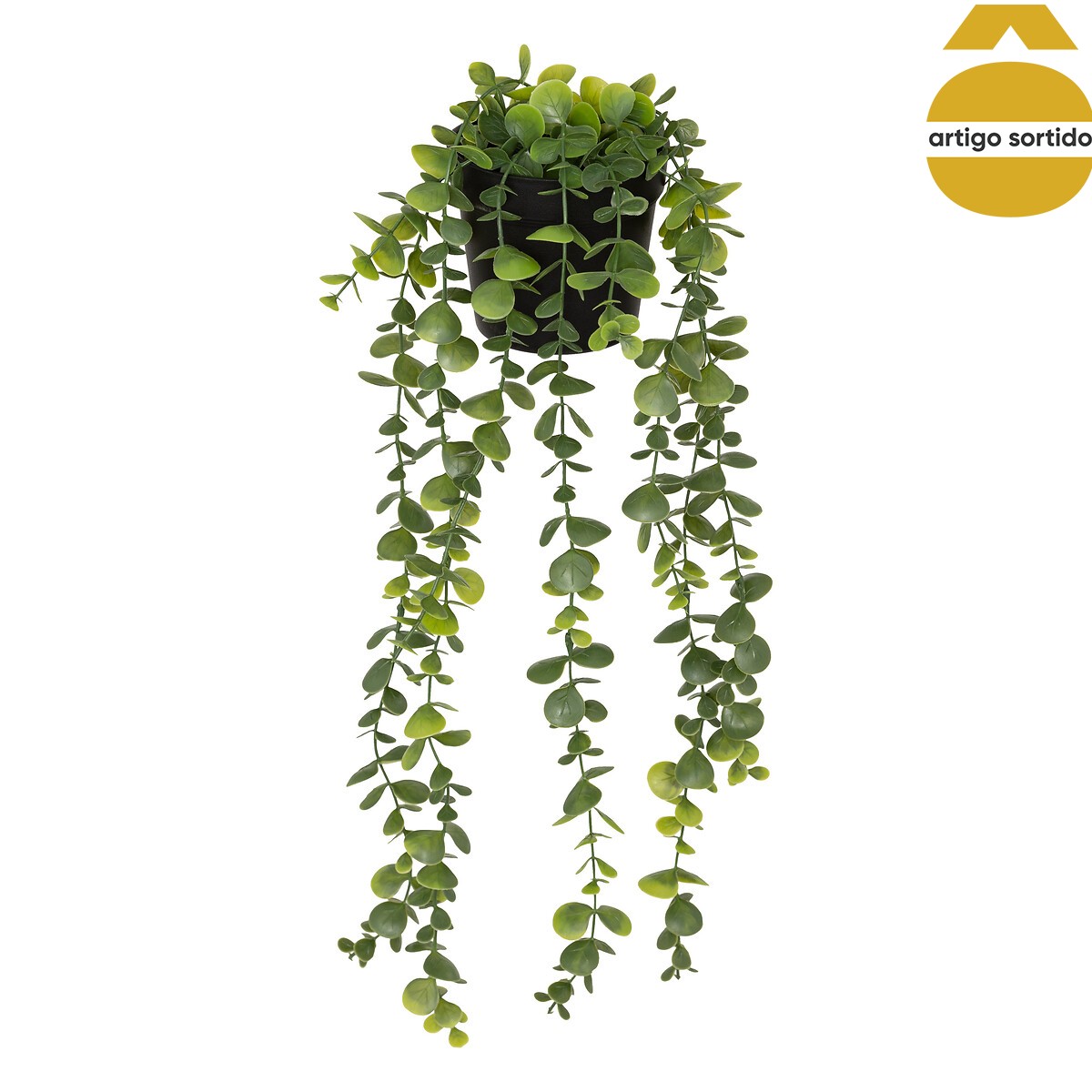 Vaso com eucalipto artificial MERLY 51cm