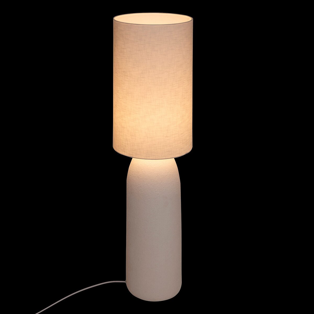 Candeeiro p&eacute; KEYAH em cer&acirc;mica 111cm