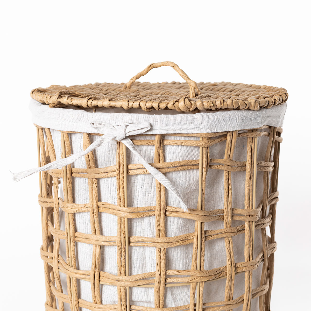 Cesto roupa wc natural 35x48cm