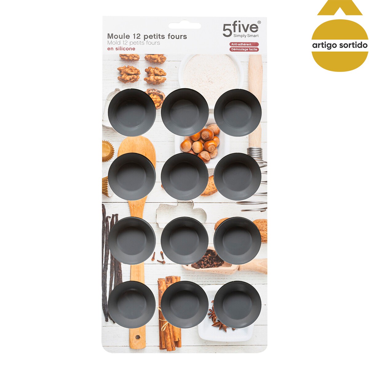 Forma em silicone m&eacute;dia