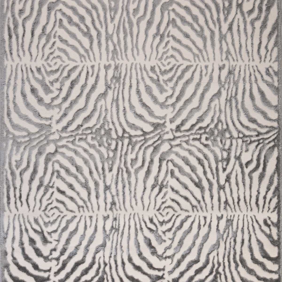 Tapete ZAHA zebra cinza 120x160cm