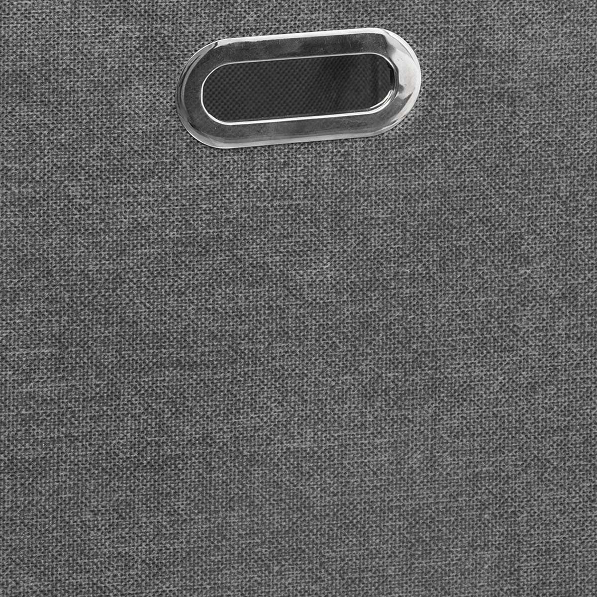 Caixa de arrumação cinza escuro