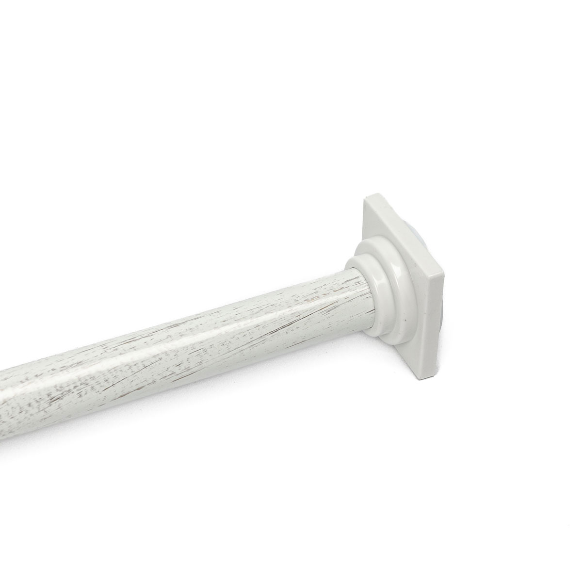 Varão entre paredes extensível branco e dourado 70-120cm