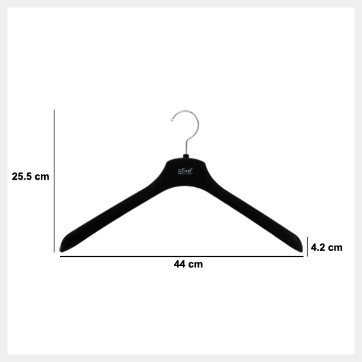 Cruzeta feltro preta