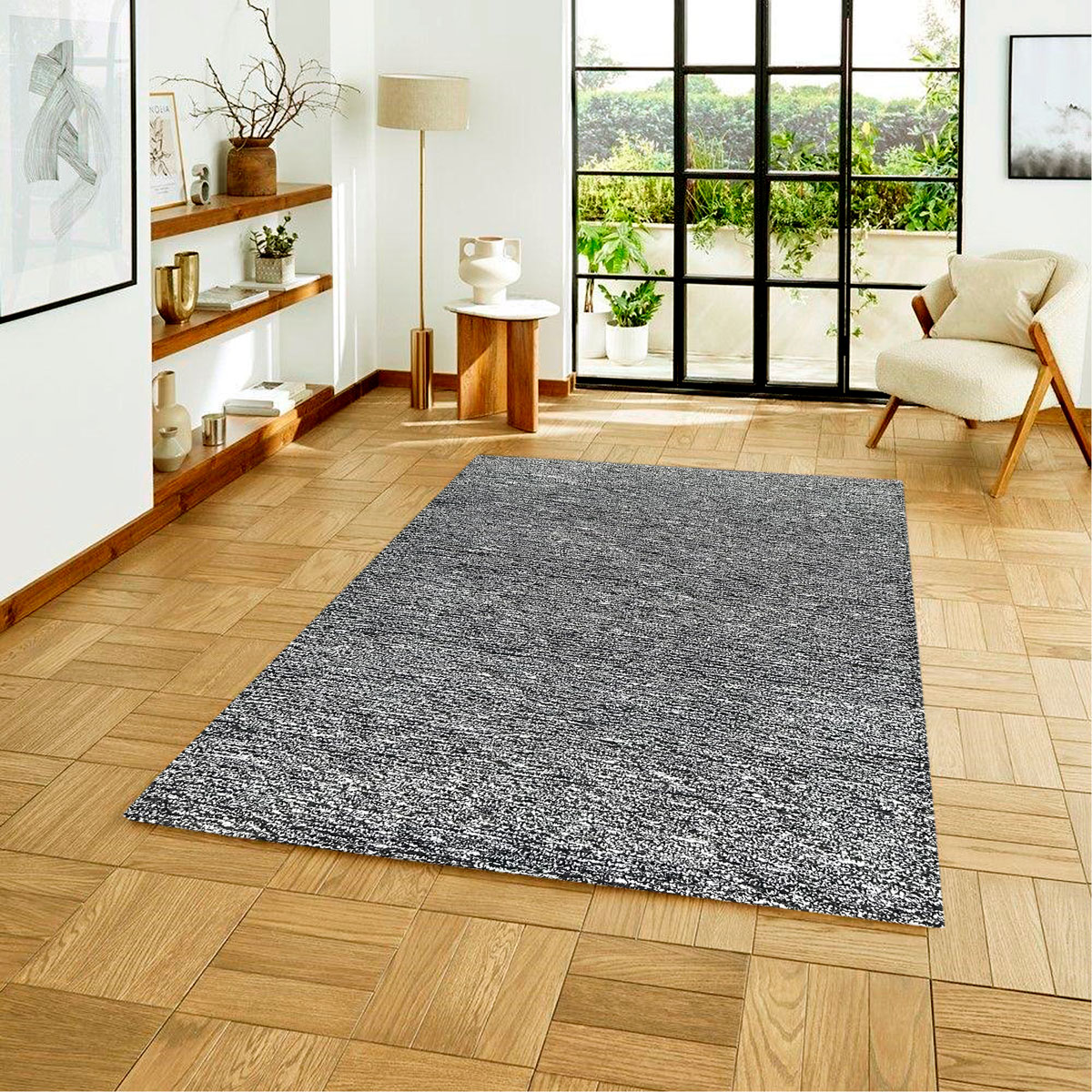 Tapete MAVEN preto 80x150cm