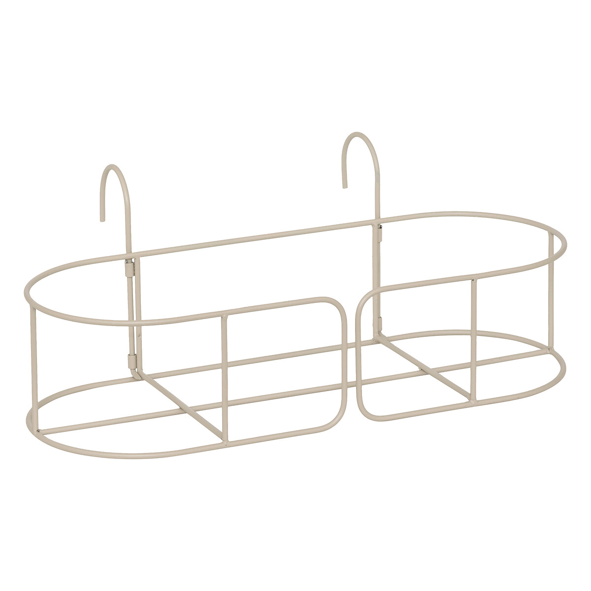 Floreira AZE em metal bege 27cm