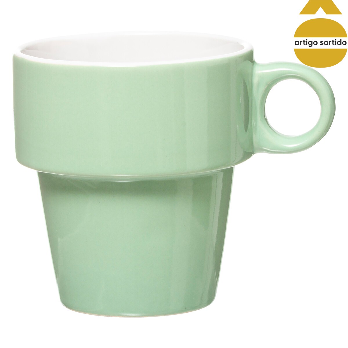 Conjunto de 6 chávenas coloridas