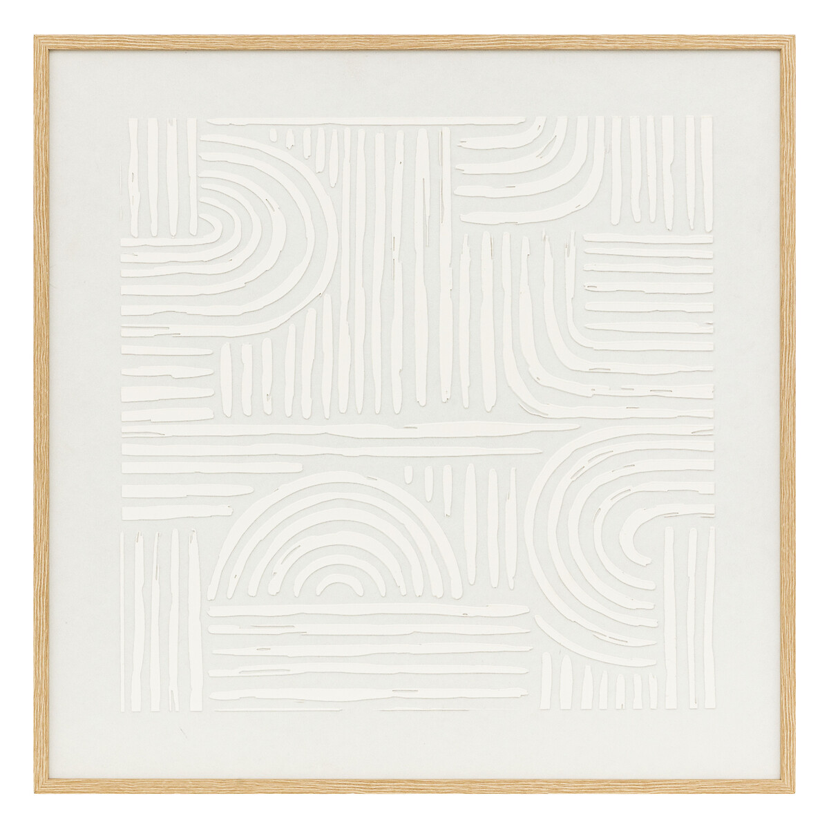 Quadro decorativo KAYA branco 60x60cm