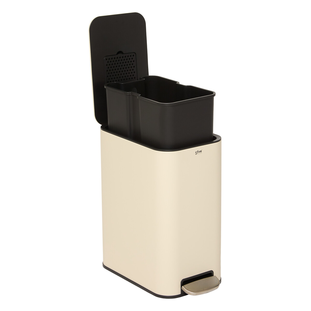 Balde do lixo DELTA SLIM bege 20l