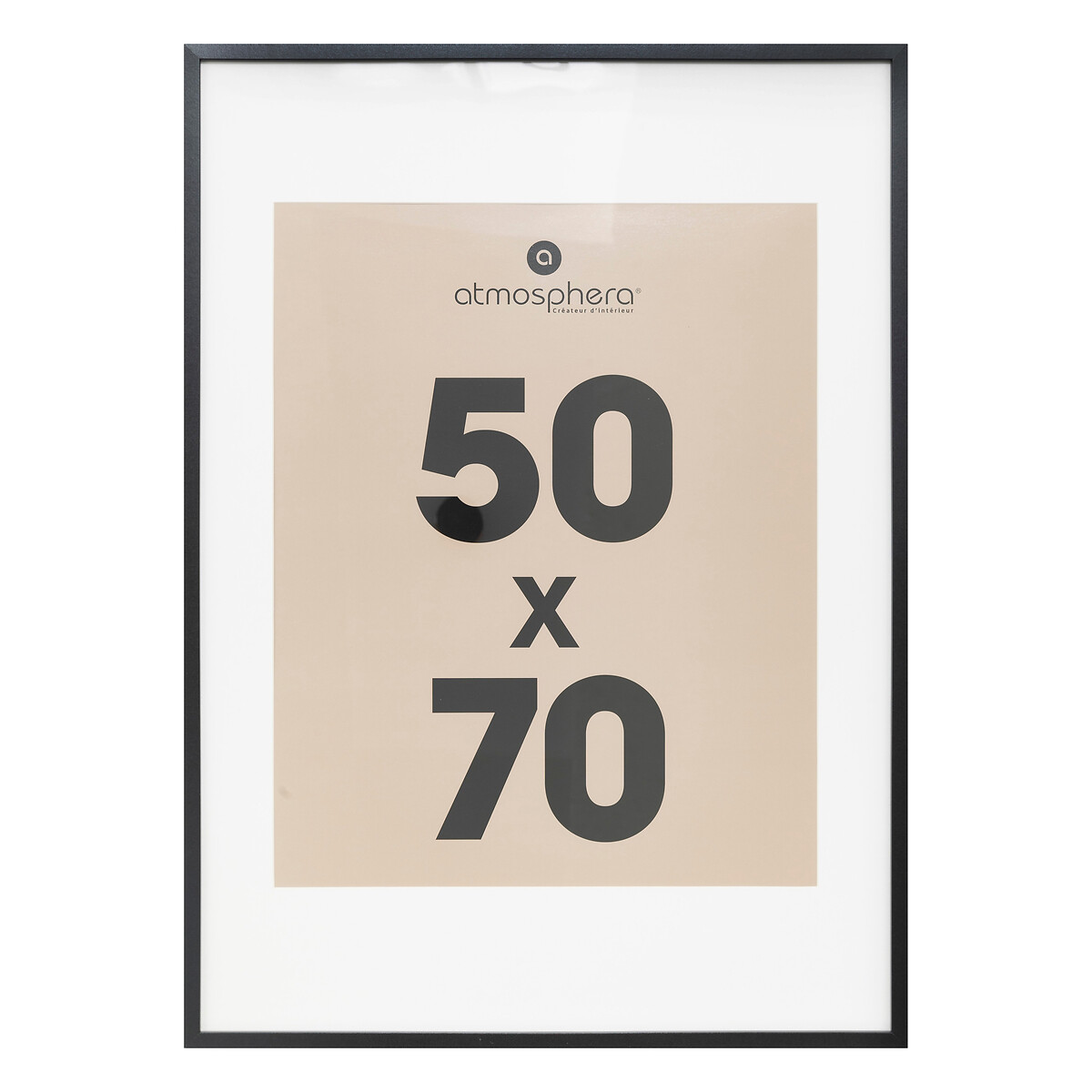 Moldura MANU preta 50x70cm