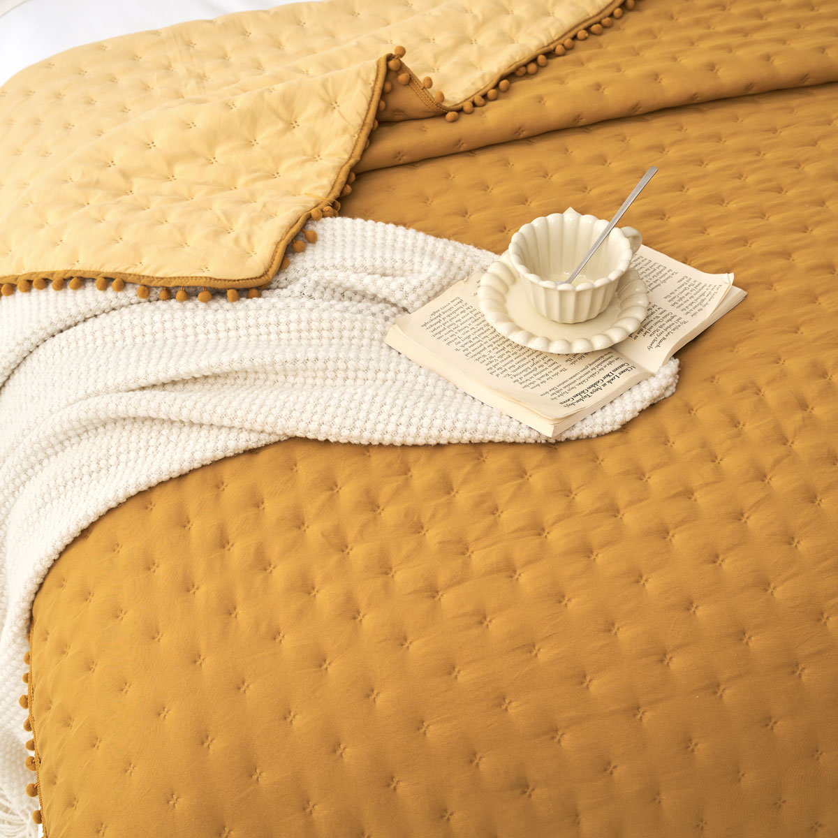 Edred&atilde;o BEAR ocre 140x220cm