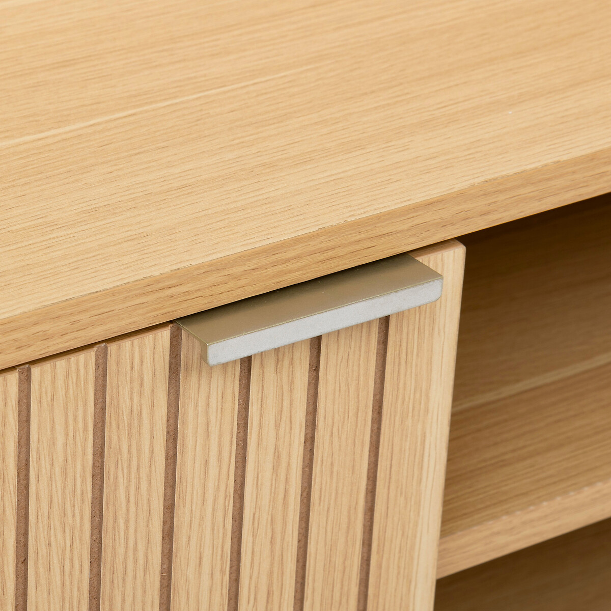 Móvel De Tv Em Mdf Bege Tasso,  Móvel De Tv Em Mdf Bege Tasso