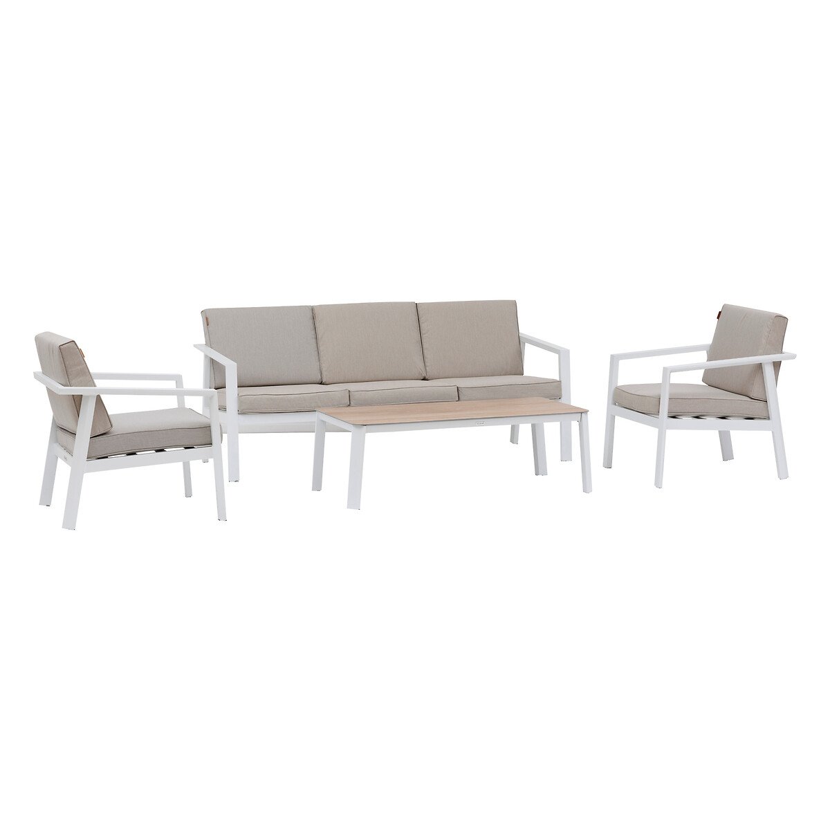 Conjunto de jardim PAVANE branco,  Conjunto de jardim PAVANE branco
