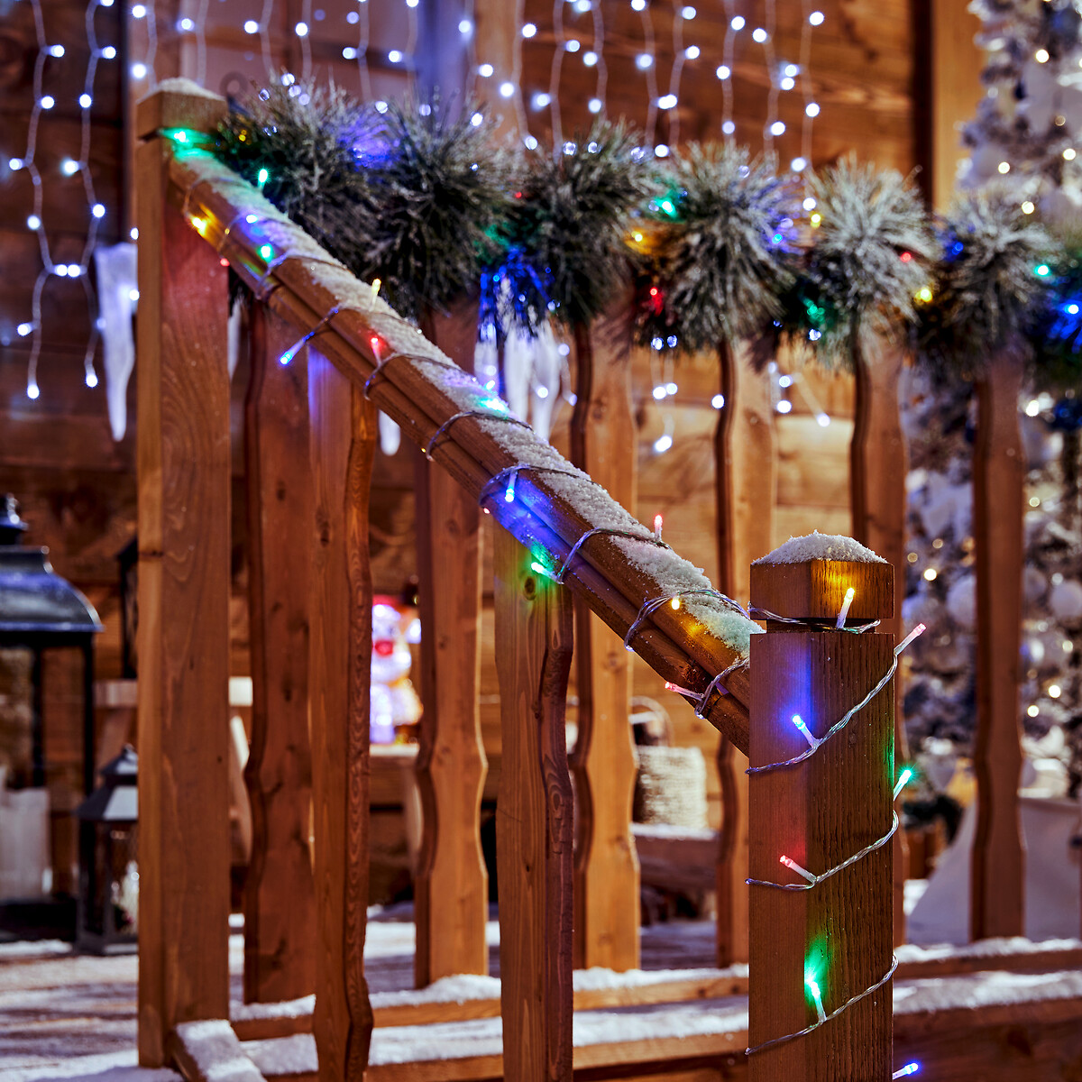 Série de natal branco quente e multicolor 4M 300LED,  Série de natal branco quente e multicolor 4M 300LED