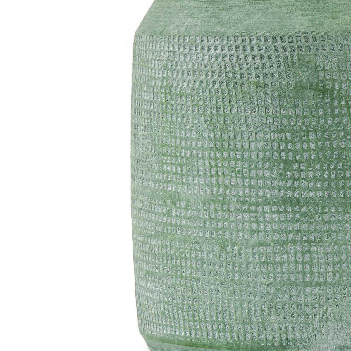 Jarra de cer&acirc;mica verde CARAVANE 20cm