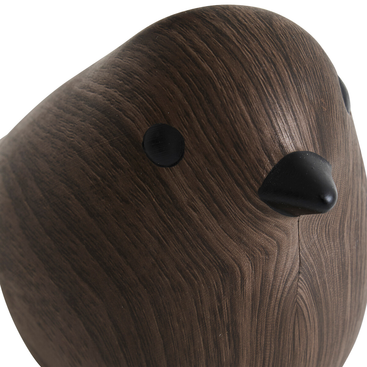 Figura decorativa pássaro castanho escuro  34cm,  Figura decorativa pássaro castanho escuro  34cm