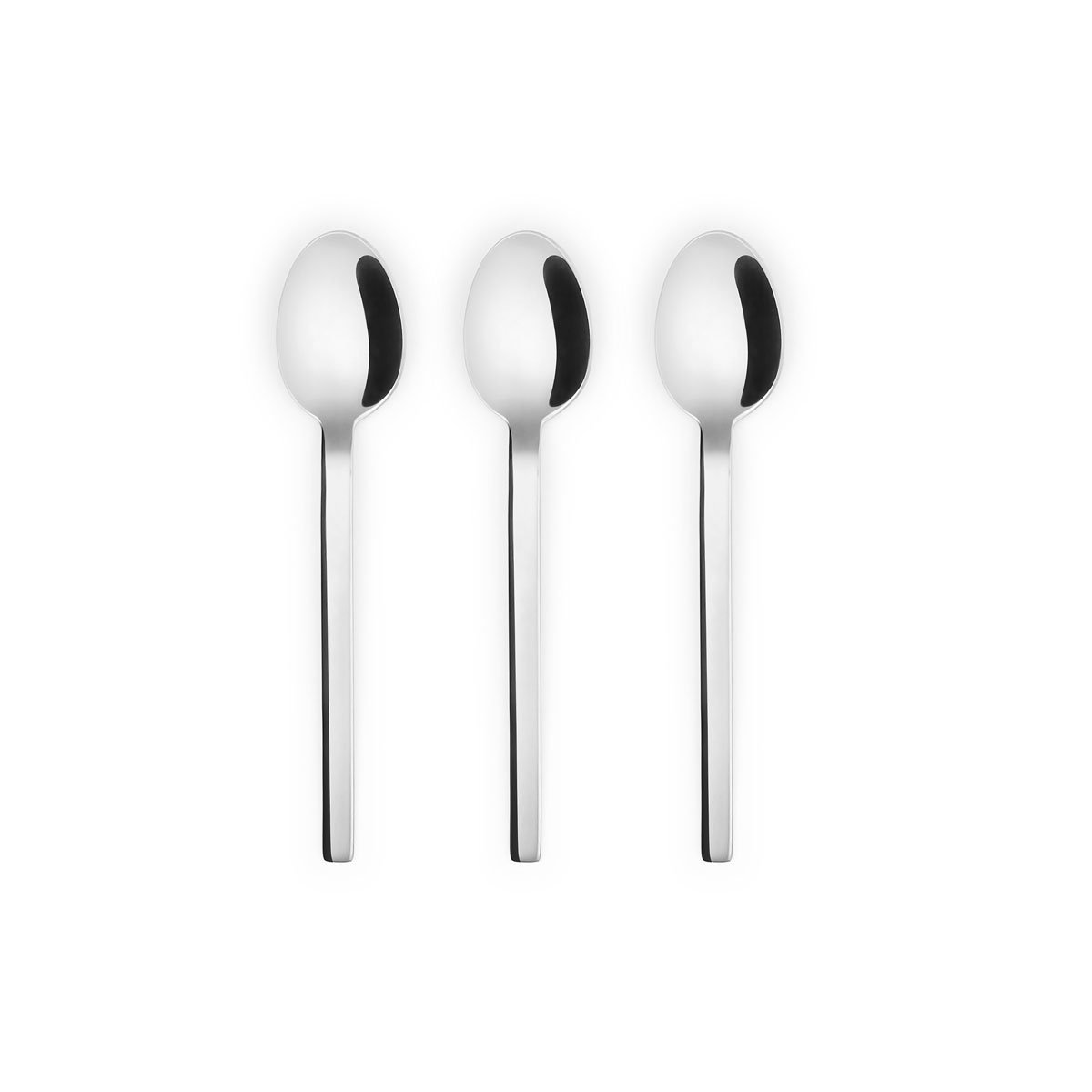 Conjunto de 3 colheres de ch&aacute; LINEA