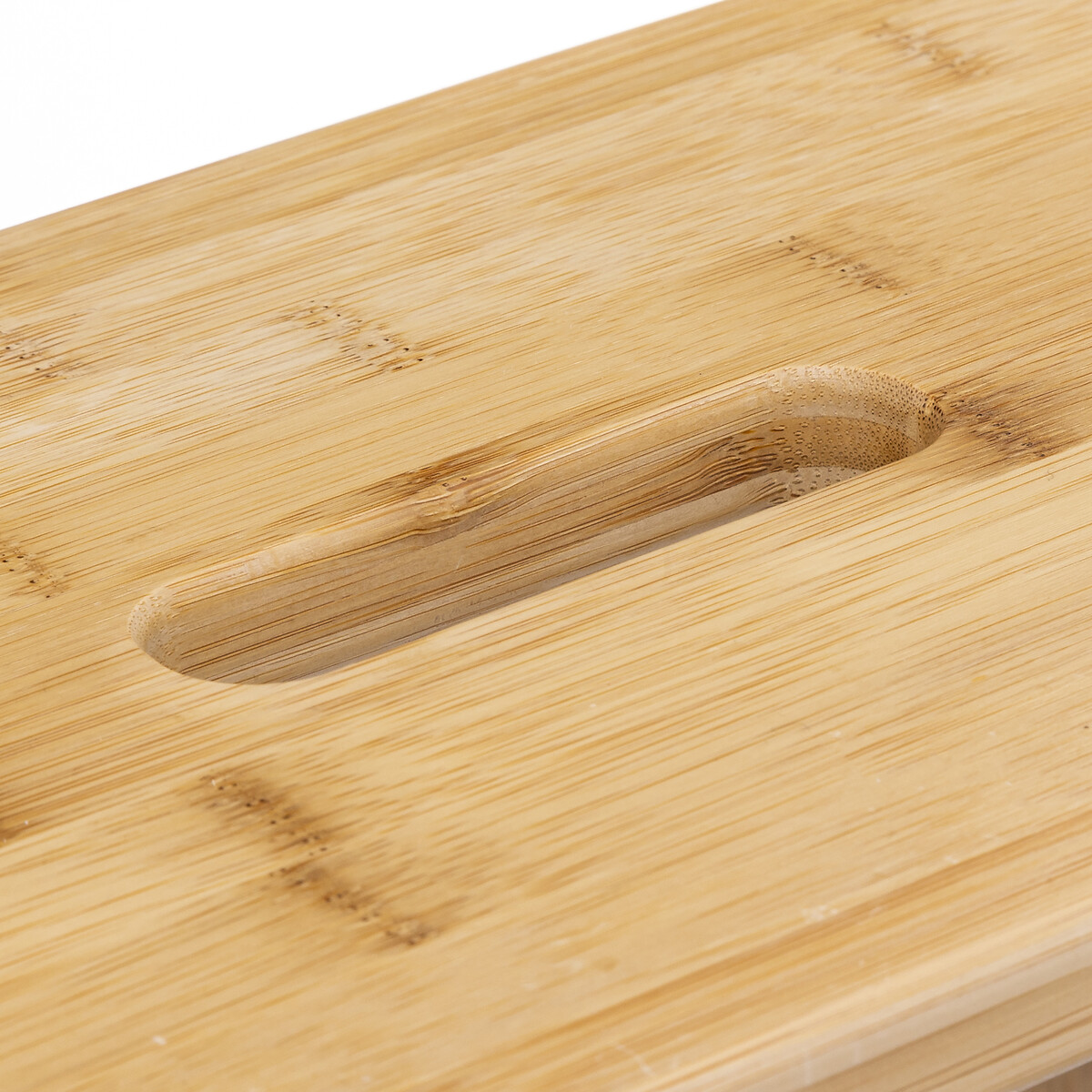 Escadote com 3 degraus em bambu