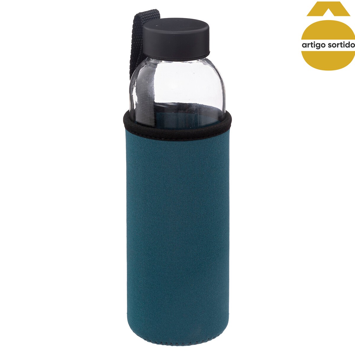 Garrafa de vidro com bolsa 0,5l