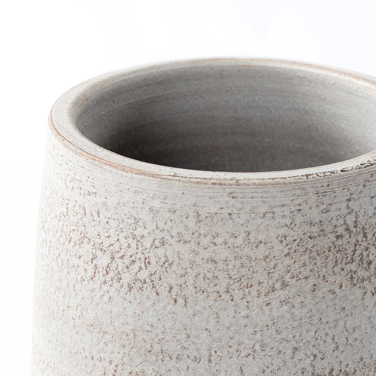 Jarra SABRE cinza em barro 27cm