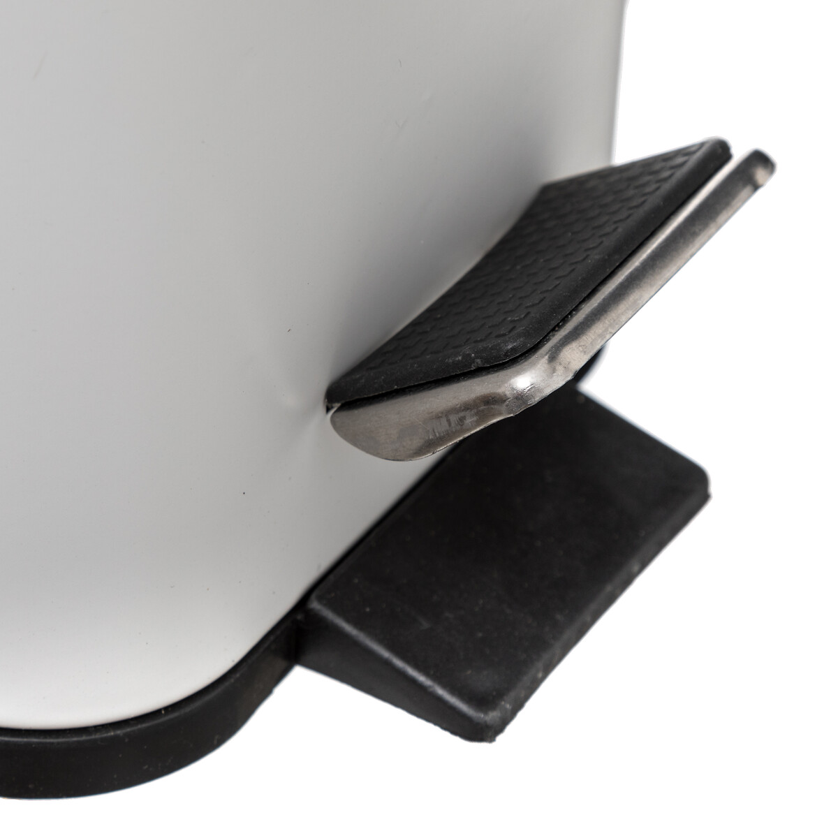 Balde wc retangular branco 5l