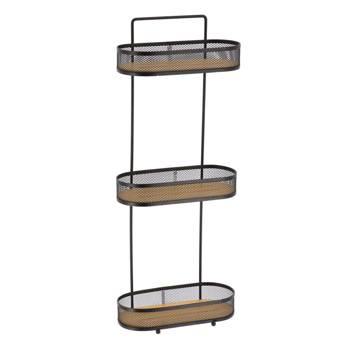 Suporte wc oval preto