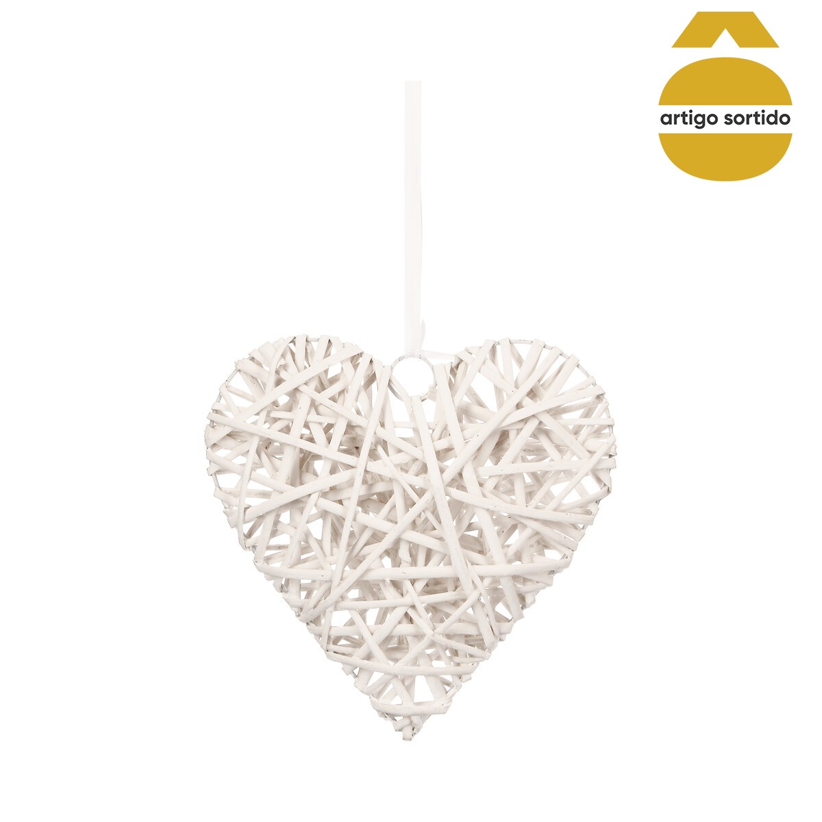 Pendurante decorativo cora&ccedil;&atilde;o 25cm