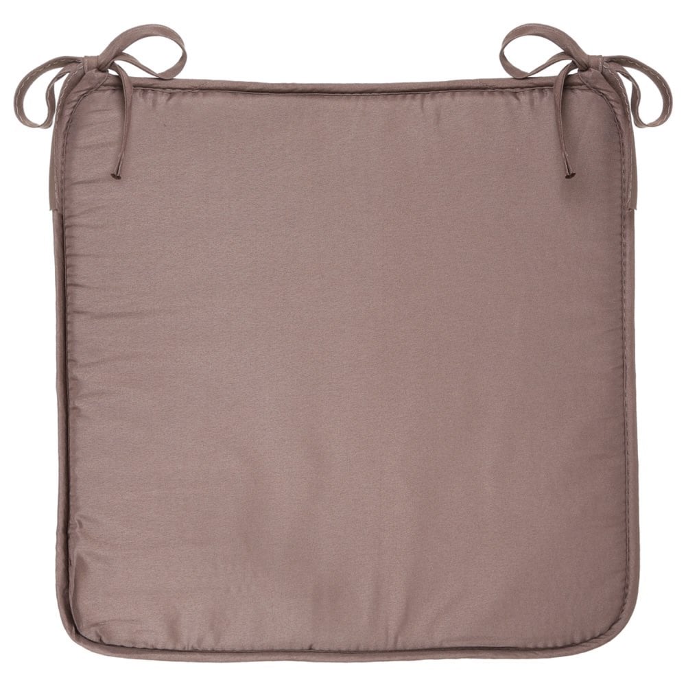 Coxim taupe para cadeira