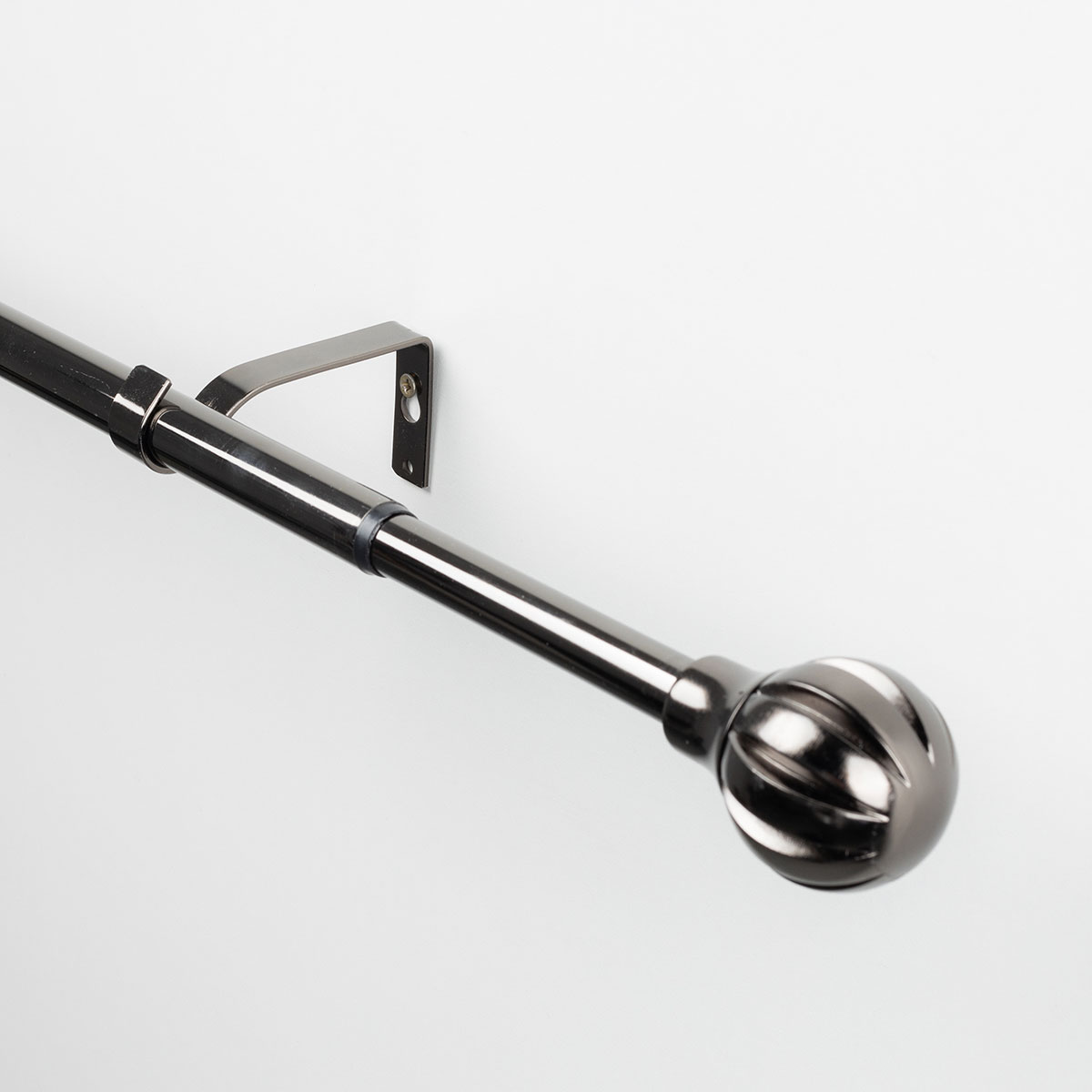 Kit varão extensível ZEN cinza 120-210cm,  Kit varão extensível ZEN cinza 120-210cm